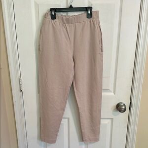MaxMara Leisure Tan Jogger Sweatpants Relaxed Fit